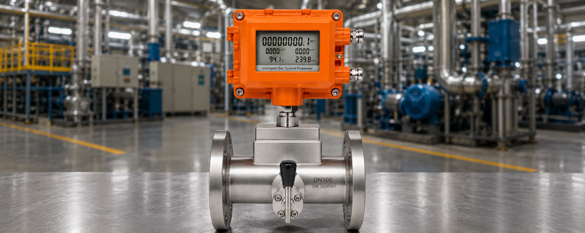 Medidor de Vazão Tipo Turbina
