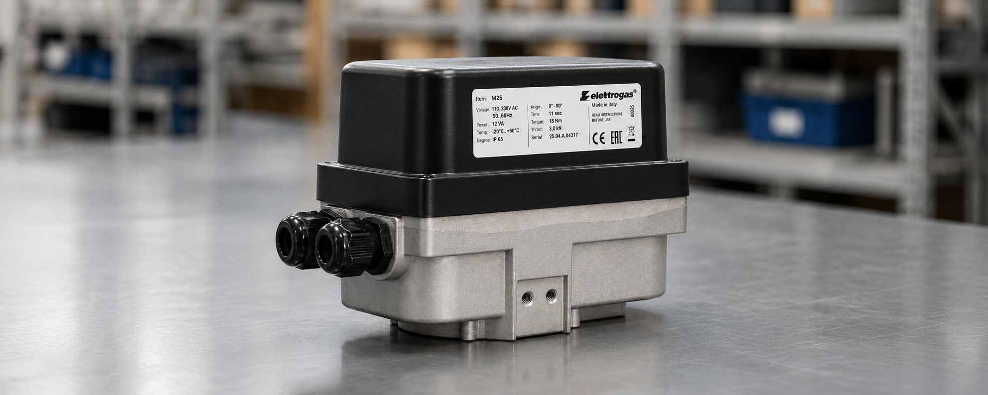Servomotor Elektrogas MZ